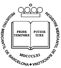 Escudo registro mercantil de Barcelona.